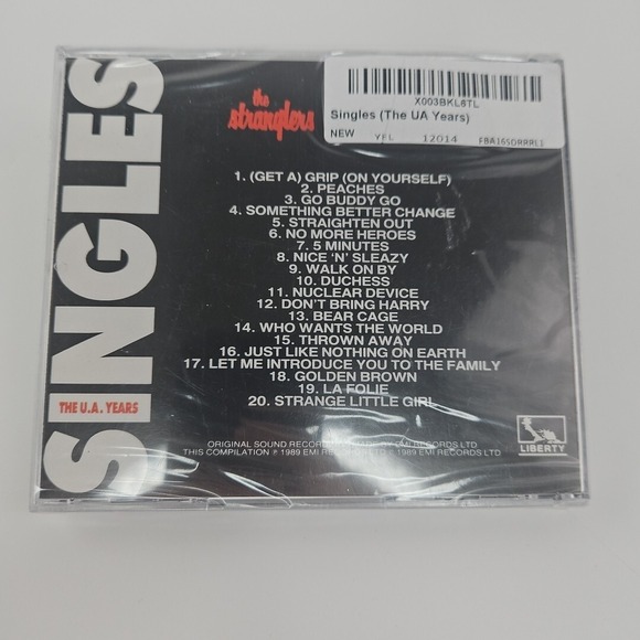 STRANGLERS: singles the u.a. years LIBERTY CD UK Sealed - Picture 2 of 2